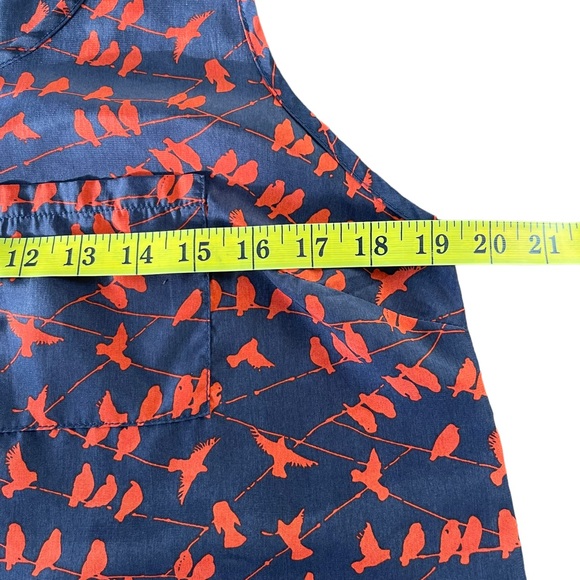 Pink Martini Navy and Red Bird Print Top - Picture 6 of 8
